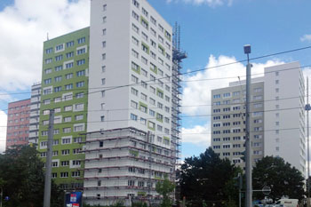 Kasseler Straße / Mainzer Straße in Erfurt – 12.000 m² Vollwärmeschutzarbeiten